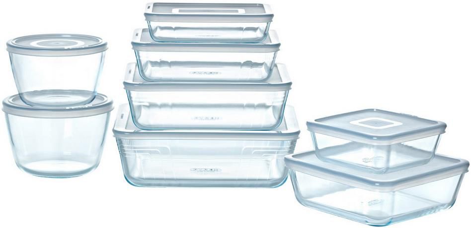 Pyrex Cook & Freeze Glasgefäß Set 8 tlg. für 48,90€ (statt 76€)