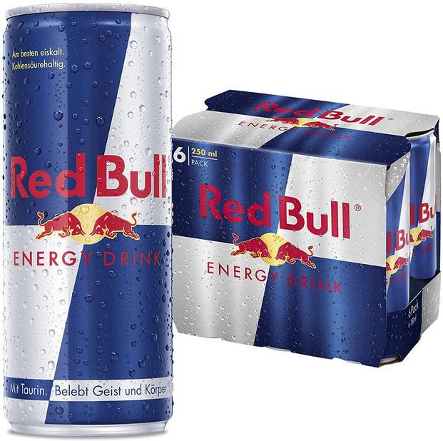 4x 6er Pack (24 Dosen) Red Bull Energy Drink 250ml für 20,43€ plus Pfand (statt 32€)