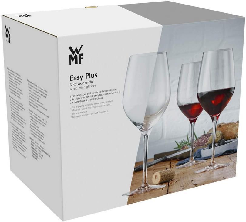 WMF Easy Plus Rotwein Weingläser Set 6 teilig 450ml für 34,94€ (statt 43€)