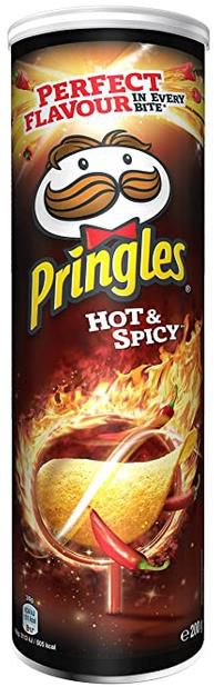 4x Pringles Kartoffelchips in den Sorten Sour Cream & Onion,  Hot & Spicy & Paprika 200g Dose für 5€ (statt 9€)