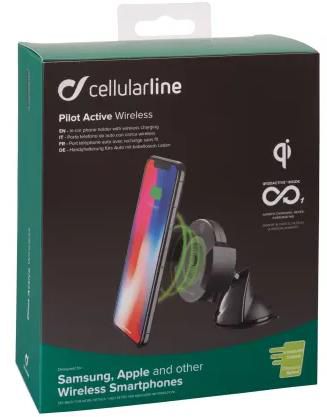 Cellular line Pilot   2in1 Kfz Halterung und Induktionsladegerät für nur 12,99€ (statt 20€)