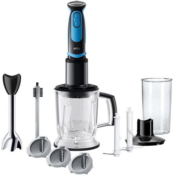 Braun MQ 5264BKBL Stabmixer – MultiQuick 5 Vario Fit Pürierstab mit Edelstahl Mixfuß für 63,17€ (statt 78€)