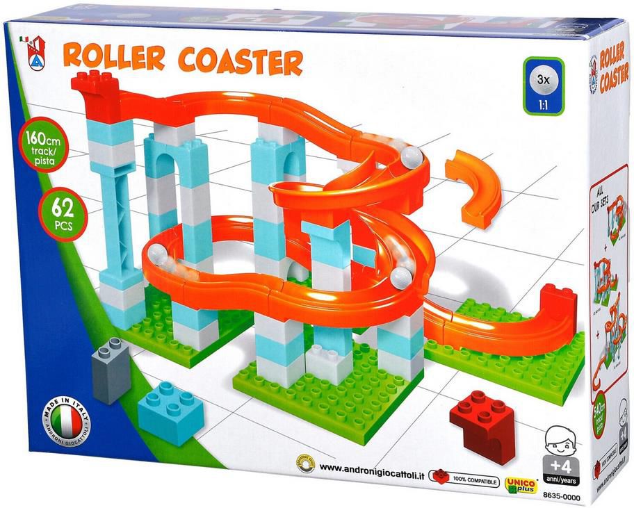SIMBA Kugelbahn Bausatz Roller Coaster 62 tlg. für 15,94€ (statt 26€)