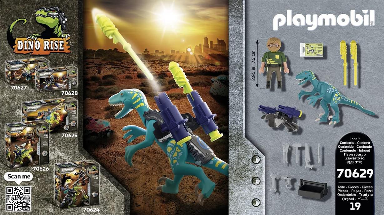 PLAYMOBIL 70629 Dino Rise   Aufrüstung zum Kampf für 9,99€ (statt 16€)   Prime