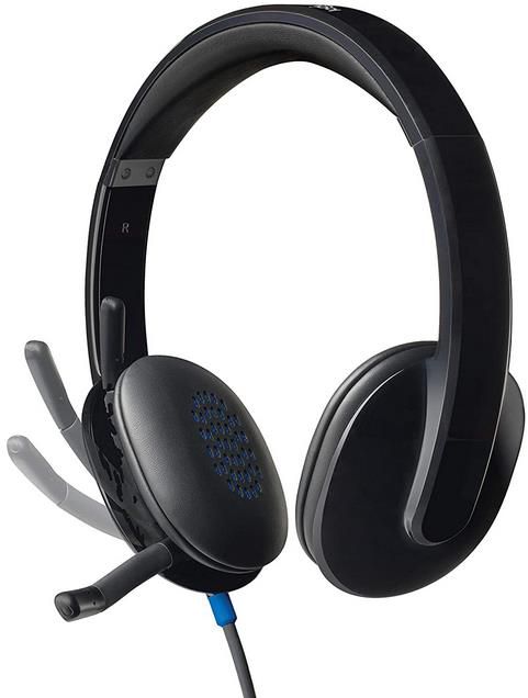 Logitech H540 Kopfhörer mit verstellbarem Mikrofon und Rauschunterdrückung für 19,54€ (statt 24€)   Prime