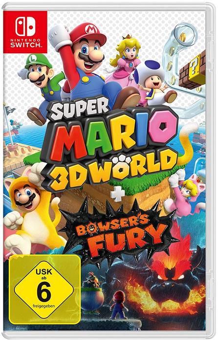 Super Mario 3D World + Bowsers Fury (Nintendo Switch) für 37€ (statt 46€)