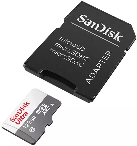 Sandisk Ultra   Micro SDXC Speicherkarte mit 128 GB für 9,99€ (statt 21€)