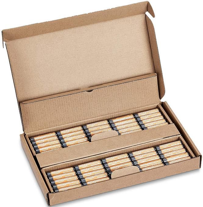 100er Pack Amazon Basics AAA Alkalibatterien 1,5V für 15,15€ (statt 33€)   Prime