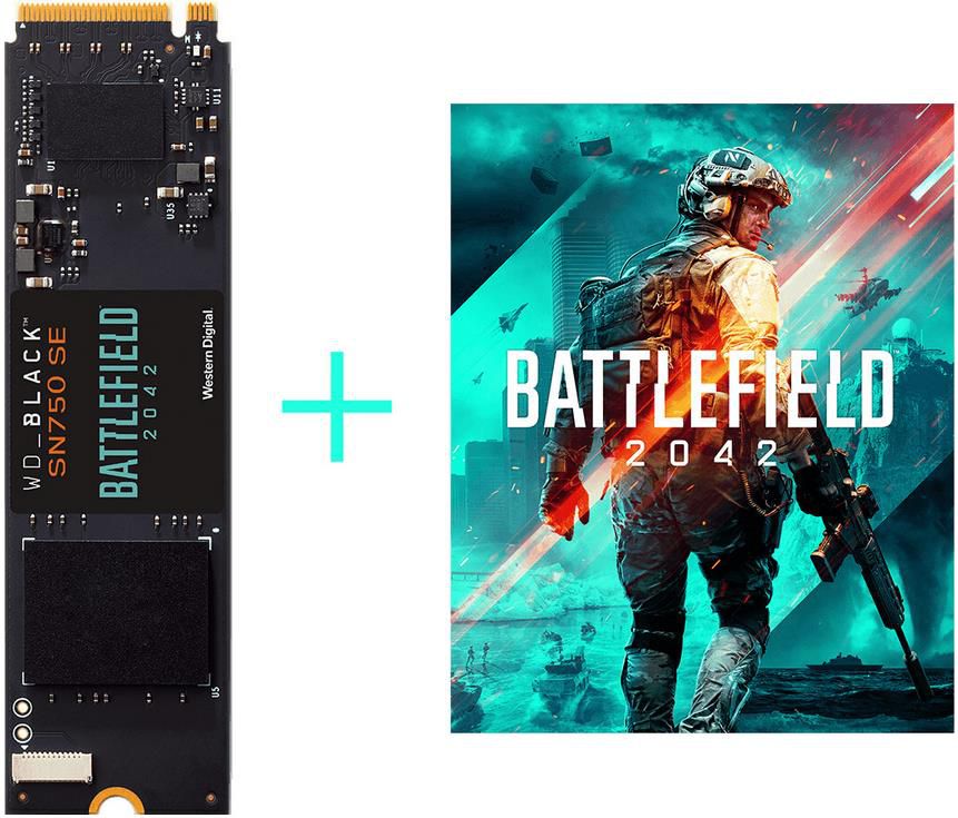 WD Black SN750 SE 1 TB + Battlefield 2042 PC Game Code für 88€ (statt 130€)