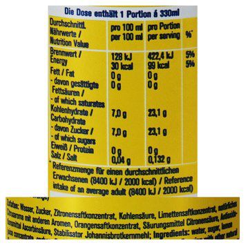 12x 0,33L Sunkist Zitronen Limetten Erfrischungsgetränk ab 4,52€ (statt 9€)   Prime Sparabo zzgl. 3€ Pfand