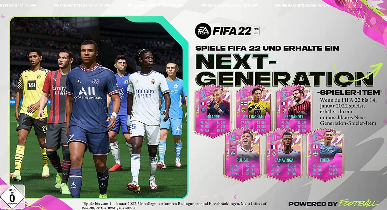 FIFA 22 Ultimate Team   4.600 FIFA Points   PS4 / PS5 für 35,99€ (statt 40€)