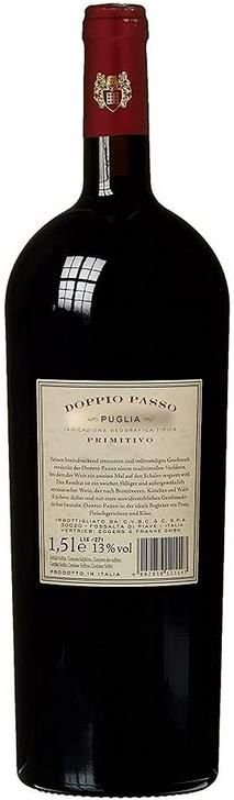 Doppio Passo Primitivo Puglia IGT 1,5L Magnum Flasche für 11,20€ (statt 16€)   Prime