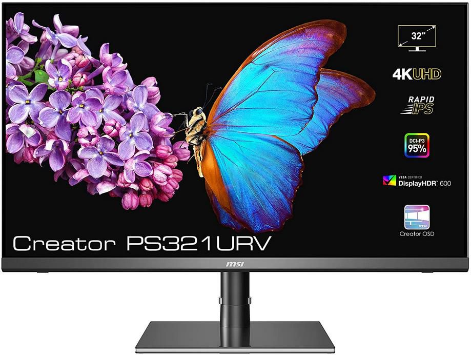 MSI PS321URVDE Creator Monitor   32 Zoll, UHD, HDR 600, IPS für 619€ (statt 839€)