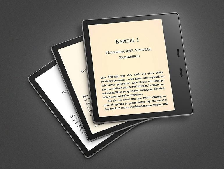 Kindle Oasis (10. Gen. 2019) mit verstellbarer Farbtemperatur   wasserfest, 32 GB, WLAN für 209,99€ (statt 260€)