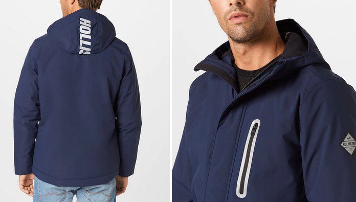 Hollister Jacke in Blau und Schwarz für je 56,18€ (statt 100€)