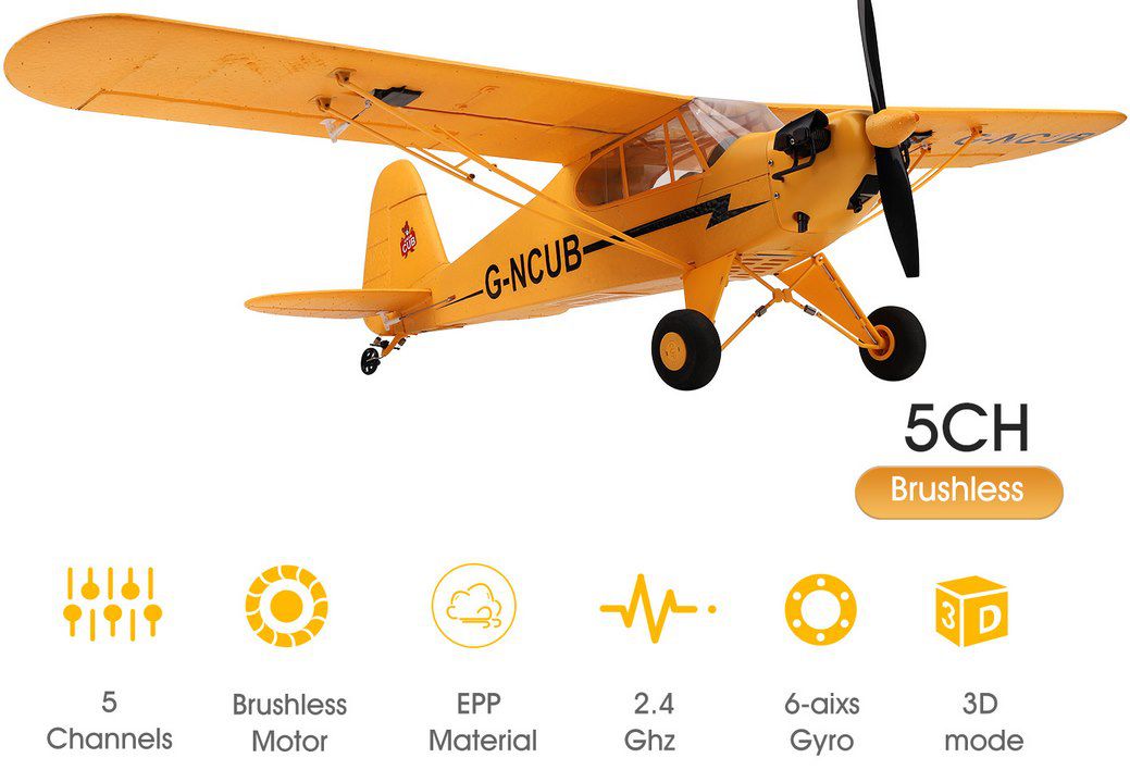 Wltoys A160 RC Flugzeug mit 6 Achsen Gyroskop für 68€ (statt 80€)