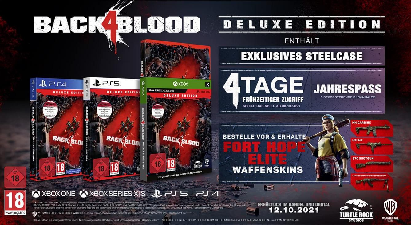 Back 4 Blood   Deluxe Edition (Playstation 5) für 54,99€ (statt 82€)