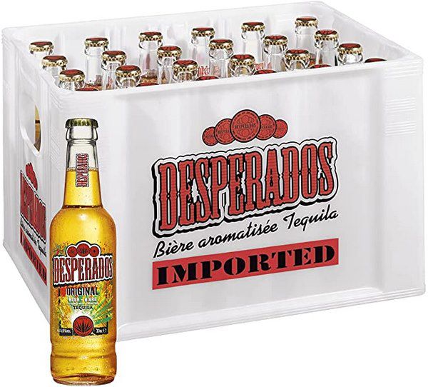 24x Desperados Original in der 0,33l Flasche im Kasten ab 27,54€ (statt 36€)   Prime Sparabo