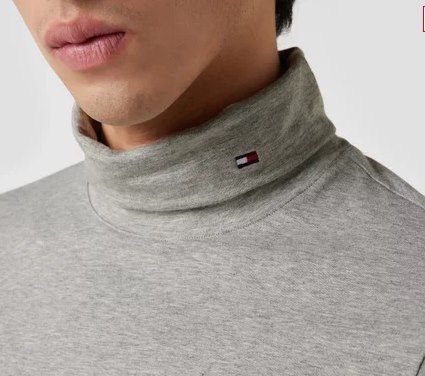 Tommy Hilfiger Longsleeve mit Rollkragen in Silber oder Weiß für je 29,74€ (statt 45€)