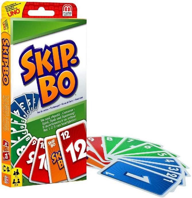 Mattel Games 52370   Skip Bo Kartenspiel für 7,99€ (statt 12€)