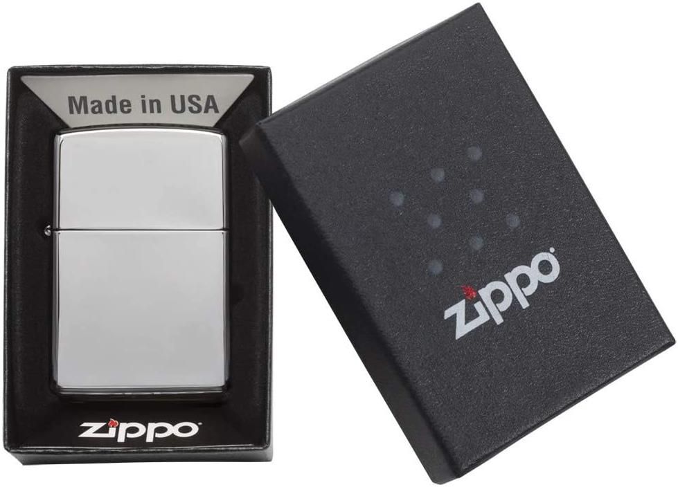 Zippo Benzinfeuerzeug Chrom Poliert für 23,99€ (statt 30€)   Prime