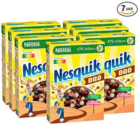 7x Nestlé Nesquik Duo (je 325g) ab 12,53€ (statt 20€)   Prime Sparabo