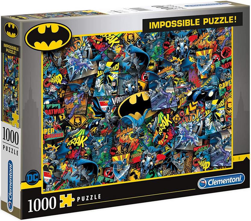 Clementoni 39575 Batman – 1.000 Teile Impossible Puzzle für 8,99€ (statt 11€)   Prime