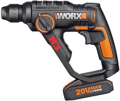 Worx wx390.31 Akku Bohrhammer H3 3 in 1, 20 V für 85,80€ (statt 112€)