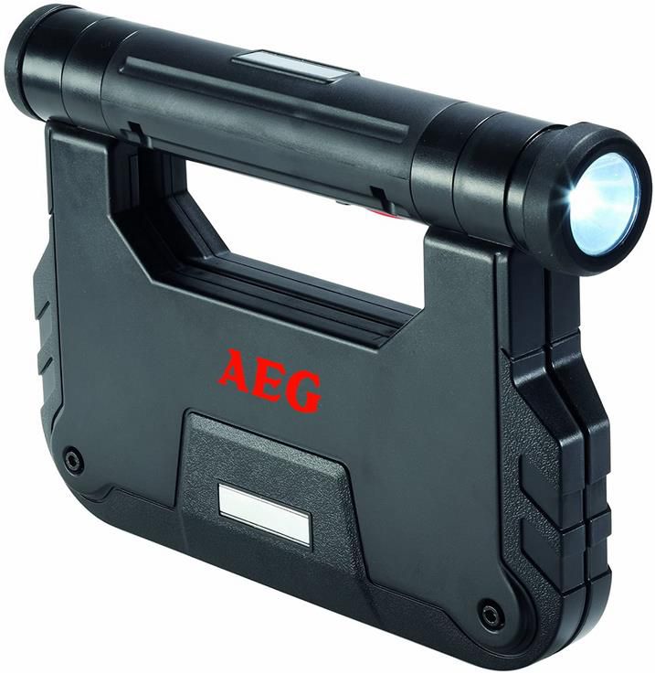 AEG Powertools FL 80   LED Flächenleuchte inkl. 12V Kfz Anschluss und 230 V Netzteil für 18,99€ (statt 25€)