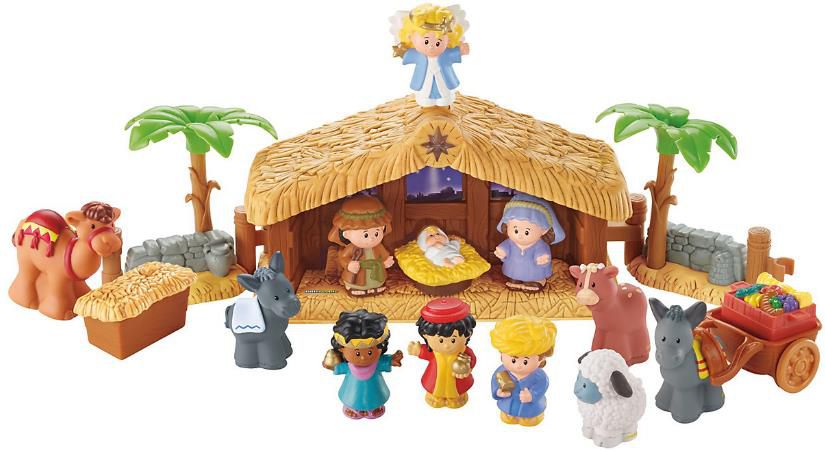 Fisher Price   Little People Weihnachtskrippe mit Musik für 26,89€ (statt 37€)