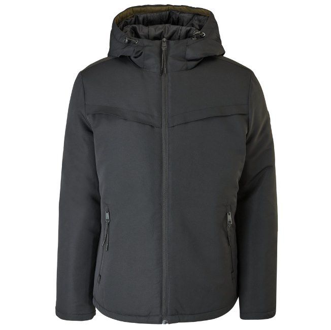 s.Oliver wattierte Outdoorjacke in Schwarz für 35€ (statt 66€)