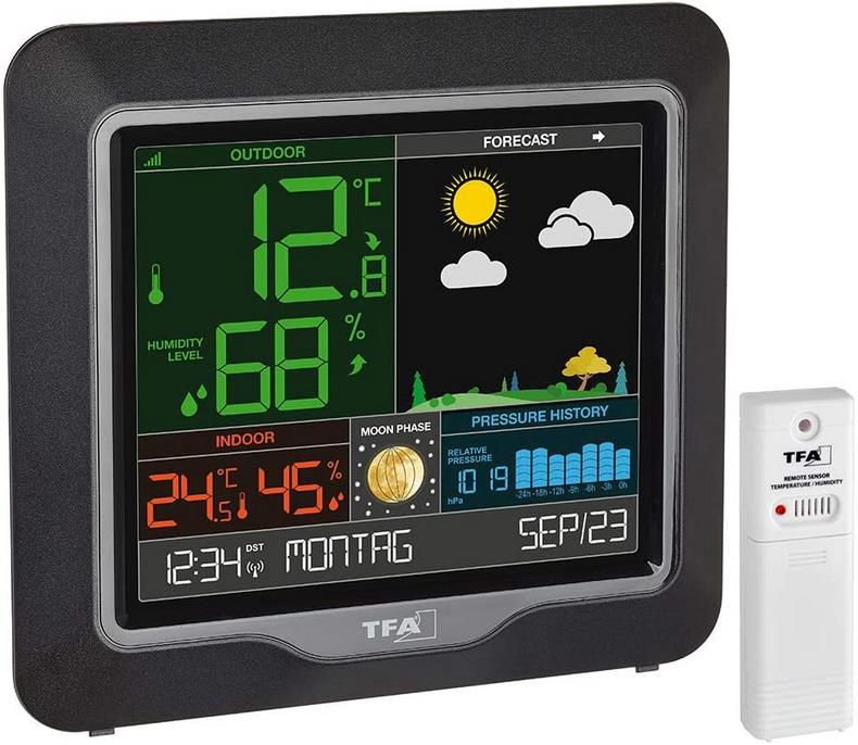 TFA Dostmann Season Funk Wetterstation mit Außensensor für 35,49€ (statt 45€)