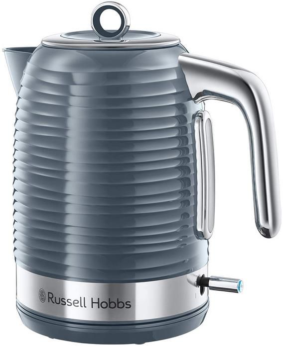 Russell Hobbs Wasserkocher in Inspire grau mit Schnellkochfunktion 1,7l für 26,99€ (statt 40€)   Prime