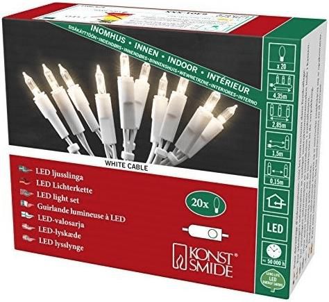 Konstsmide 6301 102 LED Lichterkette (Warmweiß) 4,35 Meter ab 12,99€ (statt 23€)