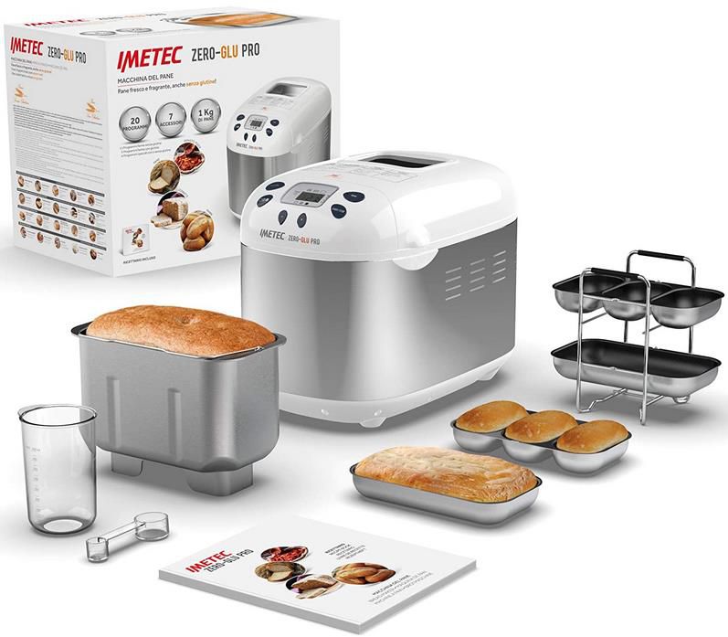 Imetec Zero Glu Pro Brotbackautomat mit 20 Automatikprogrammen für 149,90€ (statt 210€)