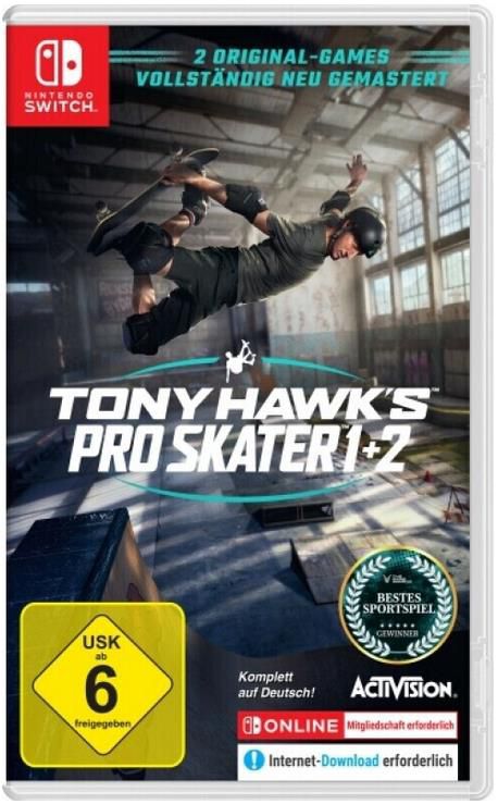 Tony Hawks Pro Skater 1+2   Nintendo Switch für 29,94€ (statt 39€)