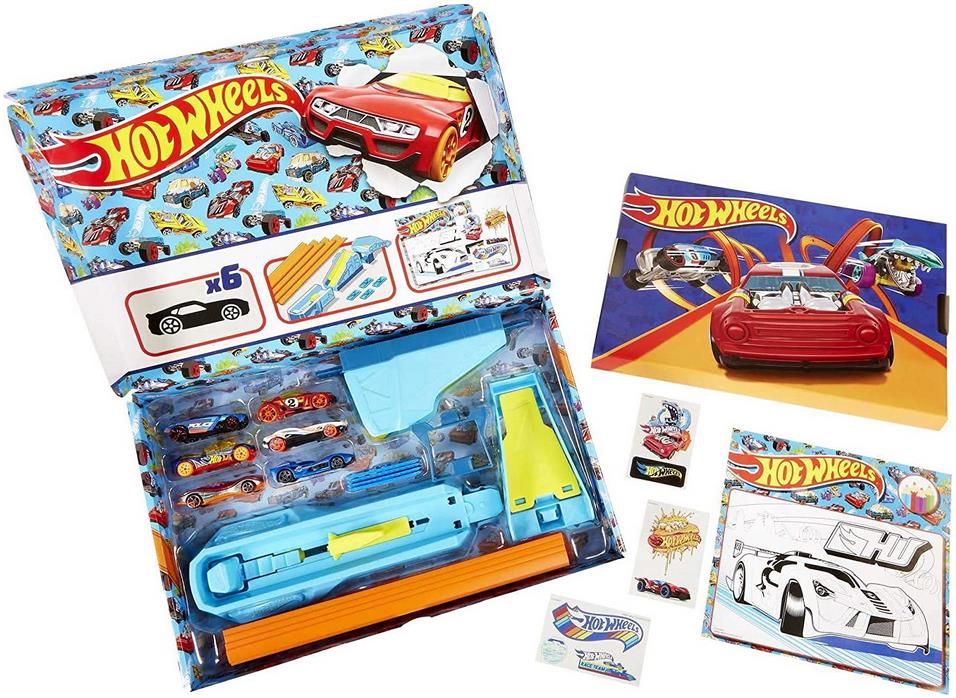 Hot Wheels GWN96   Celebration Box   Starterset mit 6 Fahrzeugen für 17,99€ (statt 22€)   Prime