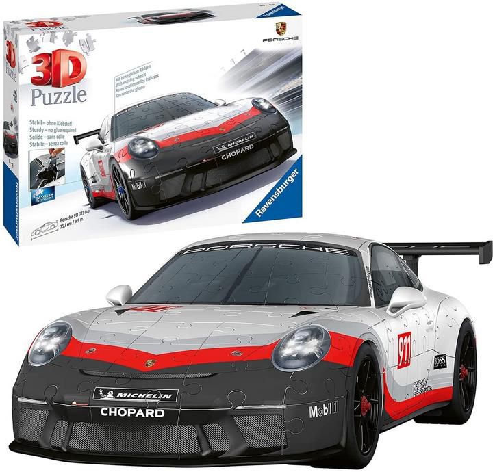 Ravensburger 3D Puzzle Porsche 911 GT3 Cup für 14€ (statt 23€)
