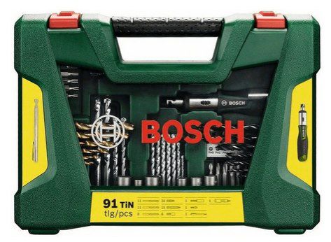 Bosch V Line Titanium Bohrer  & Bit Set (91 teilig) für 28,49€ (statt 35€)