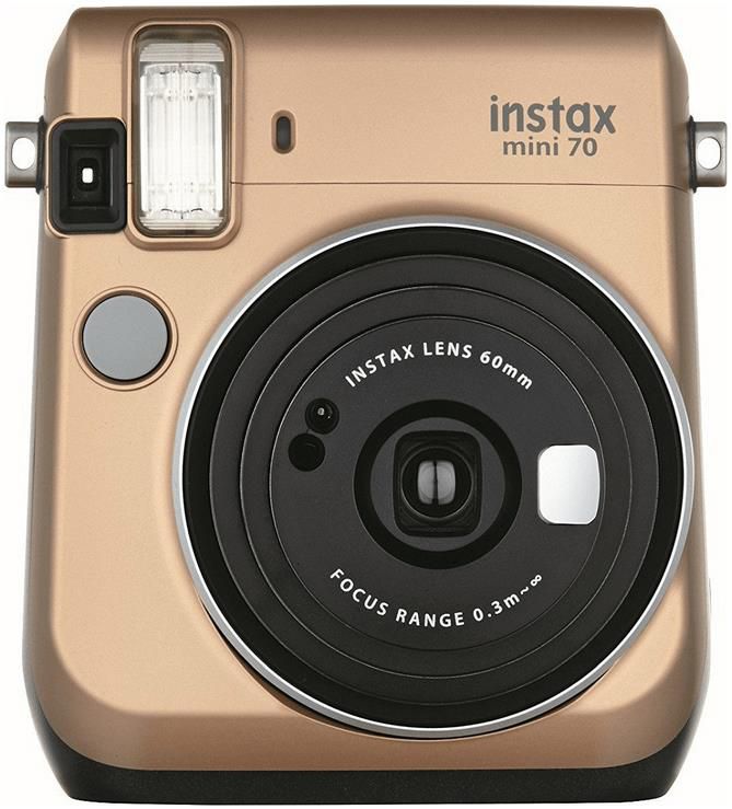 Fujifilm instax Mini 70 EX D   Analoge Sofortbildkamera für 89,46€ (statt 100€)