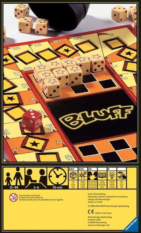 Ravensburger Bluff   Partyspiel für 2 6 Spieler für 21,79€ (statt 27€)   Prime