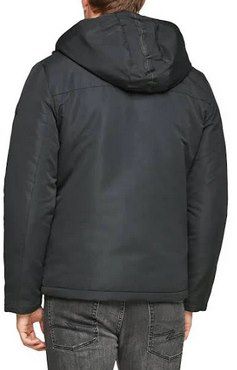 s.Oliver wattierte Outdoorjacke in Schwarz für 35€ (statt 66€)