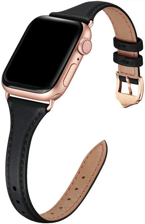 50% Rabatt auf WFEAGL Lederarmband für Apple Watch z.B. 44mm für 9,49€ (statt 19€)   Prime