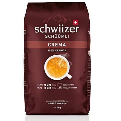 2x 1kg Schwiizer Schüümli Kaffeebohnen für 20,98€ (statt 26€) + GRATIS Trinkflasche