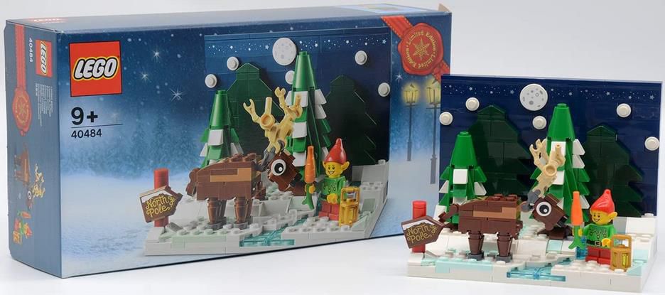 LEGO 40484    Vorgarten des Weihnachtsmannes für 19,78€ (statt 29€)