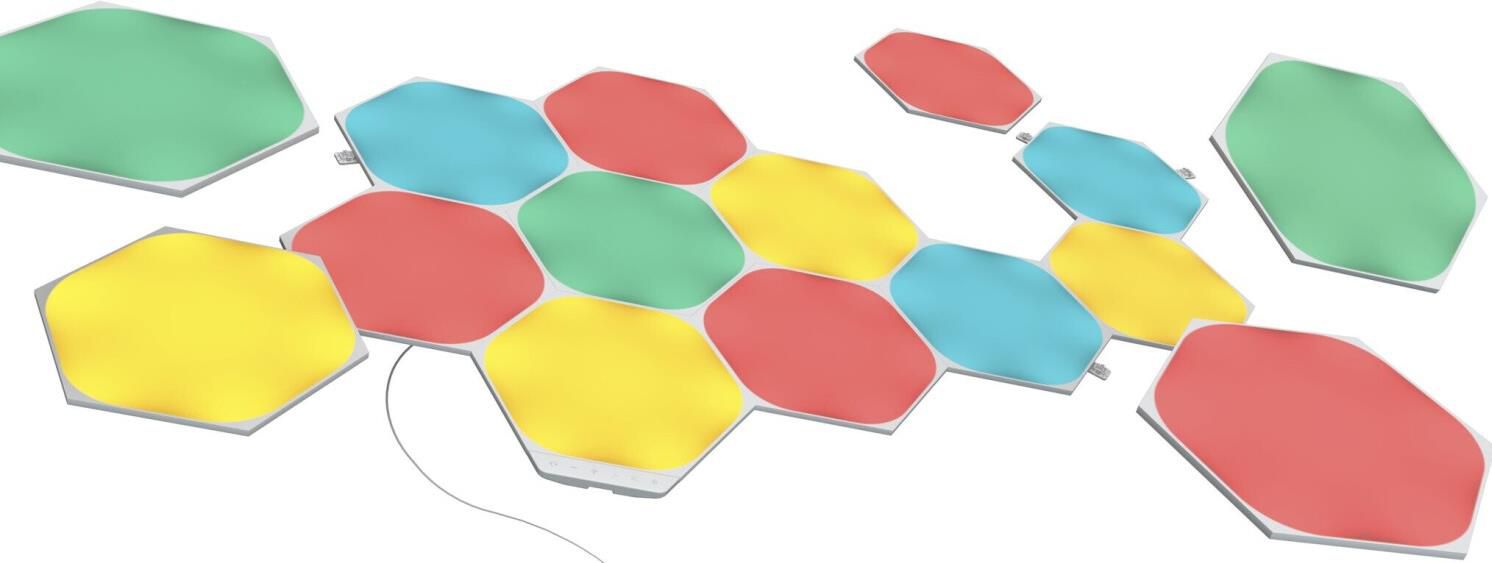 Nanoleaf Beleuchtung im Angebot bei Amazon   Nanoleaf Shapes Hexagons Starter Kit   15 Panels für 195,99€ (statt 273€)