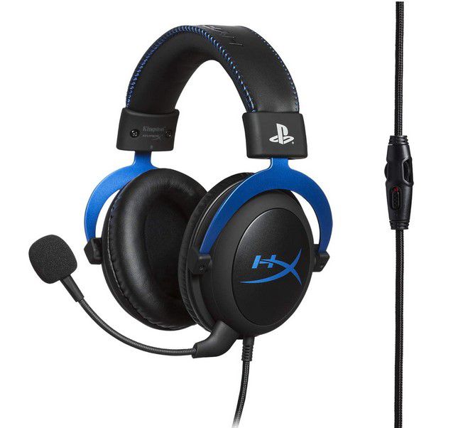 HyperX Cloud Gaming Headset mit Audio Controller für PC, PS4, PS5 ab 34,99€ (statt 44€)