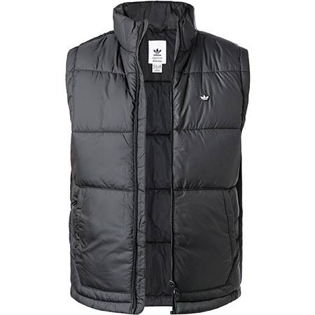 adidas Padded Stand Up Collar Puffer Weste in Blau oder Schwarz für je 42€ (statt 71€)   Restgrößen