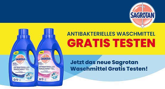 Sagrotan Antibakterielles Waschmittel gratis ausprobieren