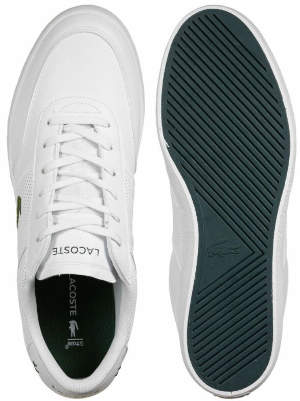 Lacoste Leder Sneaker Court Master in Weiß für 52,49€ (statt 65€)